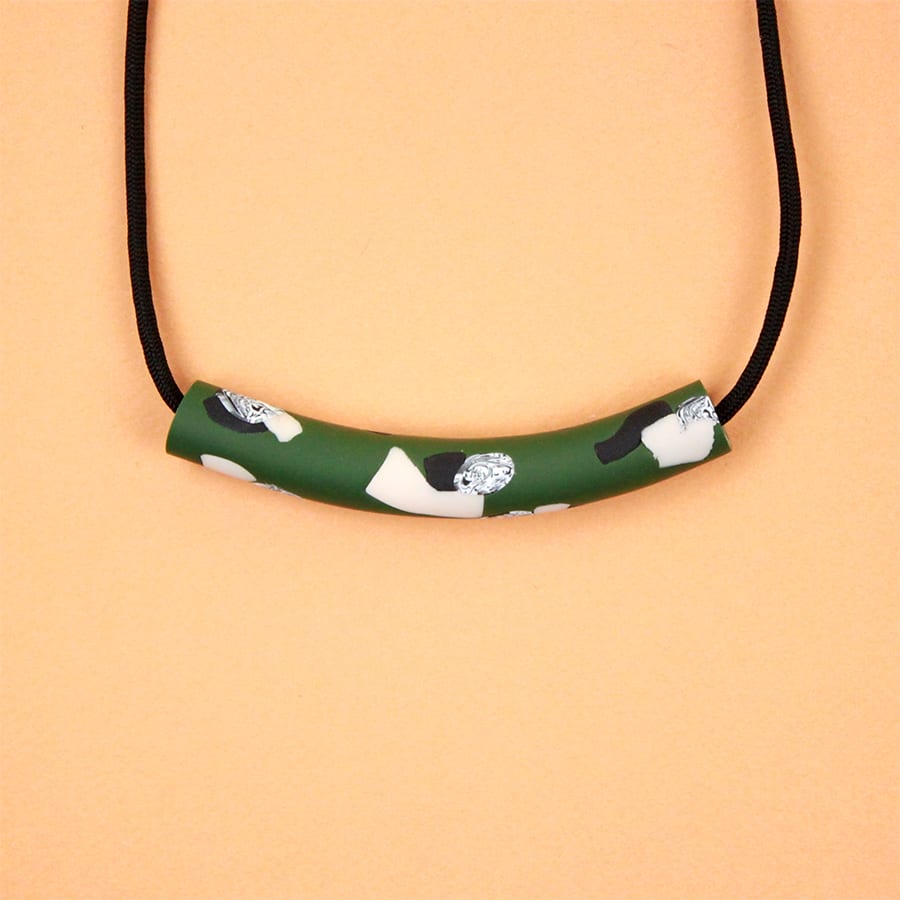 NECKLACE PENNE PAL GREEN