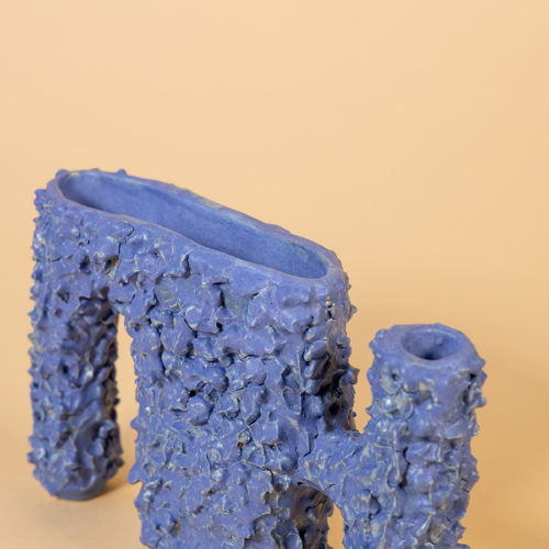 Furry doggo vase sculptural handmade SIUP Studio Cool Machine (3)