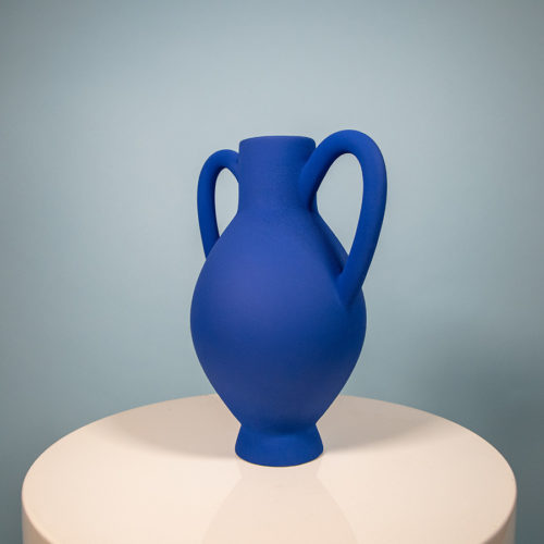Vase louxor Julie Lansom royal blue made in France Cool Machine art and design store creative studio (1)