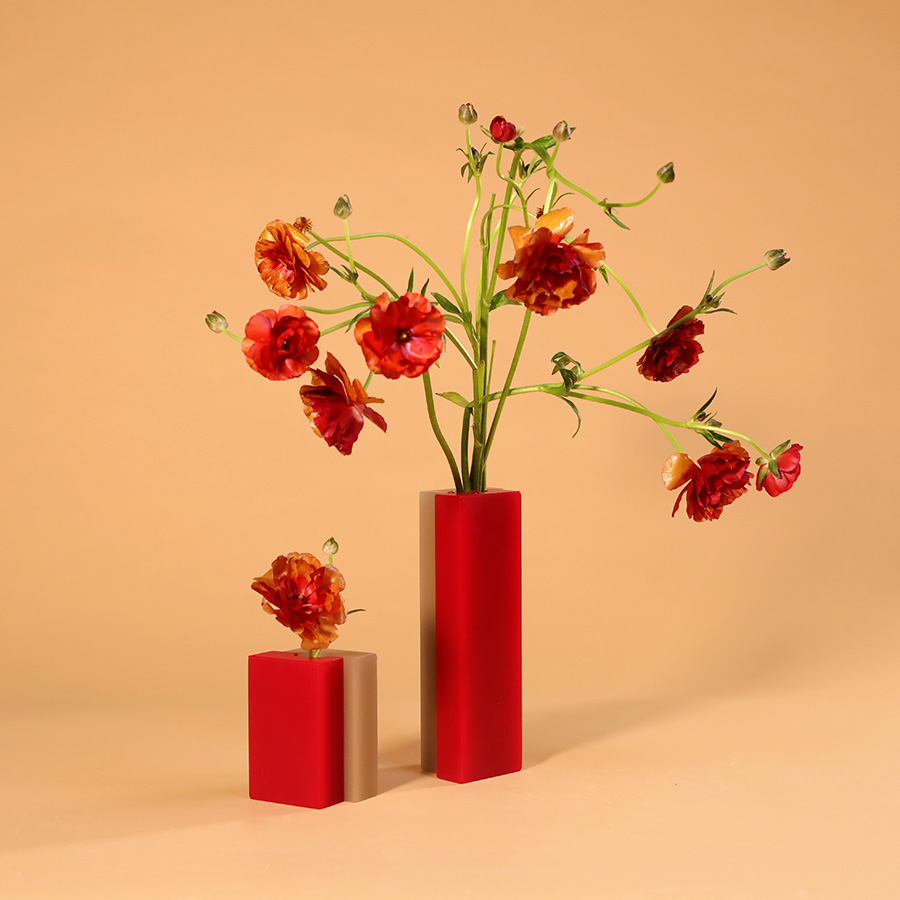 versa vase taupe red dean toepfer handmade in asutralia cool machine art and design store creative studio (4)